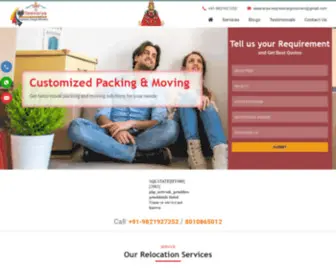 Saawariyaexpresscargomovers.com(Professional Packers and Movers in Gurgaon) Screenshot