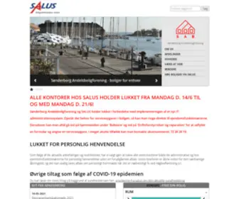 Sab-Bolig.net(Find bolig hos SALUS Boligadministration) Screenshot