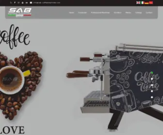 Sab-Coffeemachines.com(SAB Coffee Machines) Screenshot