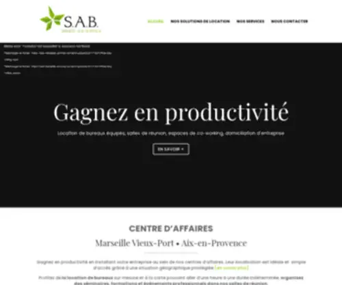Sab-Marseille.com(Location) Screenshot