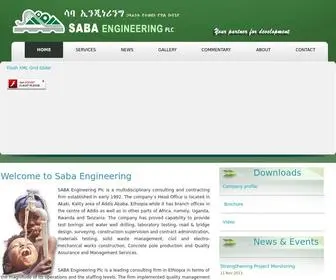 Sabaeng.com(Saba Engineering plc) Screenshot