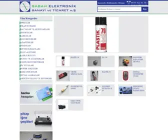 Sabahelektronik.com(Sabah Elektronik A.Ş) Screenshot