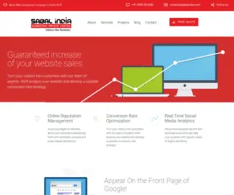 Sabalindia.com(Web design and development) Screenshot