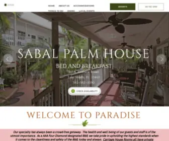 Sabalpalmhouse.com(Palm Beach County Bed and Breakfast) Screenshot