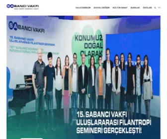 Sabancivakfi.org(Ana Sayfa) Screenshot