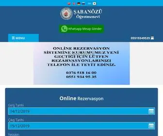 Sabanozuogretmenevi.com.tr(Alan adı duraklatılmış) Screenshot