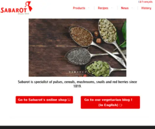 Sabarot-Wassner.fr(Sabarot-wassner SA) Screenshot
