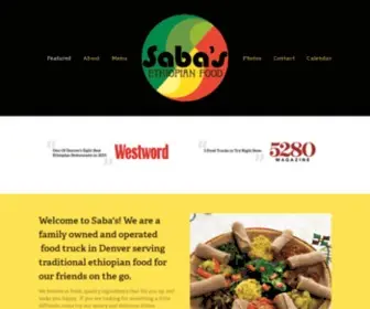 Sabasethiopianfood.com(Saba's Ethiopian Food) Screenshot