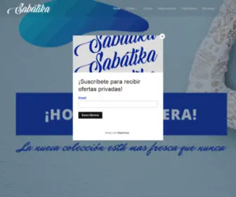 Sabasshop.com(Sabátika) Screenshot