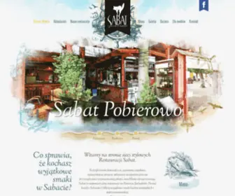 Sabat-RestauracJe.pl(Restauracje Sabat) Screenshot