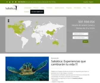 Sabatica.org(Sabática) Screenshot