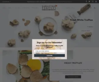 Sabatinotruffles.com(White and black truffles shop) Screenshot