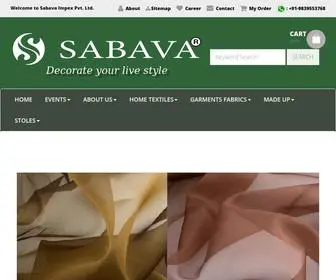 Sabava.com(Sabava Impex Pvt Ltd) Screenshot