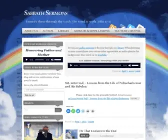 Sabbathsermons.com(Sabbath Sermons) Screenshot
