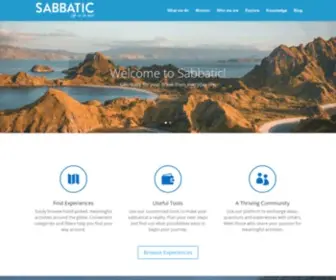 Sabbatic.com(Life at its best) Screenshot