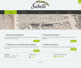 Sabelli.lv(Tulkošanas pakalpojumi) Screenshot