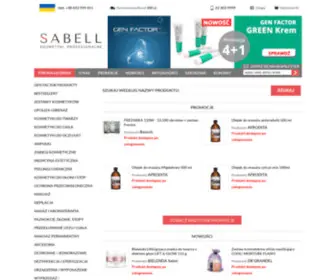 Sabell.pl(HURTOWNIA KOSMETYKI PROFESJONALNEJ) Screenshot