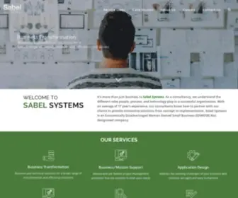 Sabelsystems.com(Sabel System) Screenshot