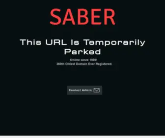 Saber.com(This premium domain name) Screenshot