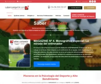Sabercompetir.com(Saber) Screenshot