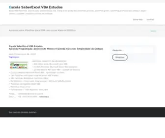 Saberexcel.com(Aprenda sobre Planilhas Excel VBA com nosso Material Didático) Screenshot