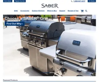 Sabergrills.com(SABER® Grills) Screenshot
