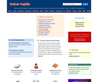 Saberingles.com.ar(Saber Inglés) Screenshot