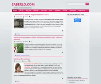 Saberlo.com(DONDE EL CONOCIMIENTO EMPIEZA) Screenshot