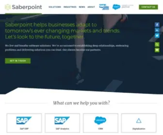 Saberpoint.com(Salesforce and Digital Technology Solutions and Services) Screenshot