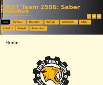 Saberrobotics.org(Syncing Our Teeth Into Technology) Screenshot