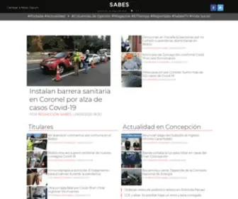 Sabes.cl(Noticias de Concepción) Screenshot