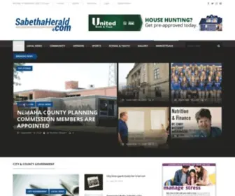 Sabethaherald.com(The Sabetha Herald) Screenshot