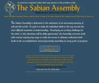 Sabian.org(The Sabian Assembly) Screenshot