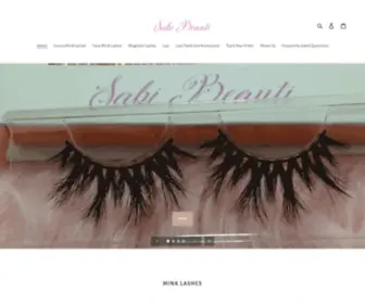 Sabibeauti.com(SABI BEAUTI) Screenshot