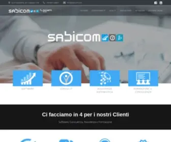 Sabicom.com(Soluzioni Informatiche e Servizi IT con sede a Legnano) Screenshot