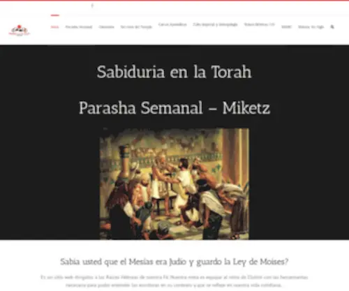Sabiduriaenlatorah.com(Sabiduria en la Torah) Screenshot