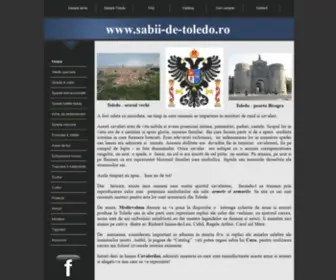 Sabii-DE-Toledo.ro(Sabii DE Toledo) Screenshot