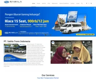 Sabilatransport.com(Rental Mobil Jogja) Screenshot