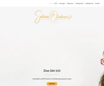 Sabine-Olschner.de(Journalistin und PR) Screenshot