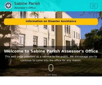 Sabineassessor.com(Sabine Parish Assessor's Office) Screenshot