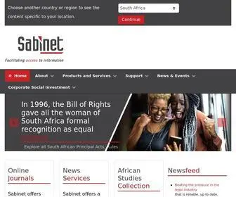 Sabinet.co.za(Sabinet) Screenshot