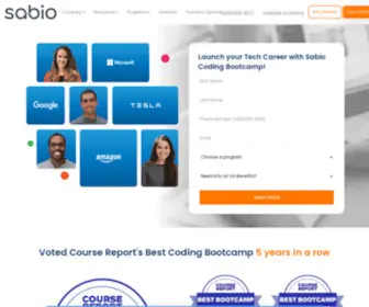 Sabio.la(Coding Bootcamp And Developer Community) Screenshot