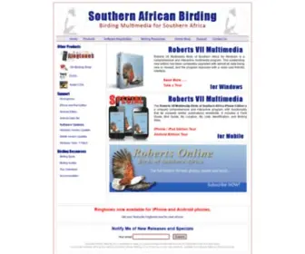 Sabirding.co.za(Southern African Birding) Screenshot