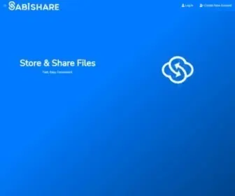 Sabishare.com(Sabishare) Screenshot