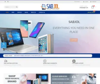 Sabjol.com(Shop Online For Everyday Best Deals and Save on Laptops) Screenshot