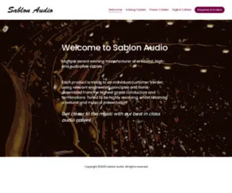 Sablonaudio.com(Sablon Audio) Screenshot