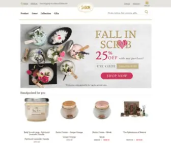 Sabon.com.sg(Luxury Bath and Body Products) Screenshot