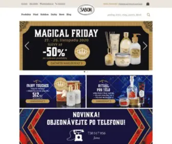 Sabon.cz(Luxusní kosmetické produkty) Screenshot