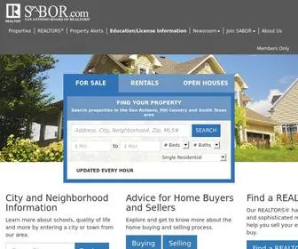 Sabor.com(San Antonio Real Estate) Screenshot