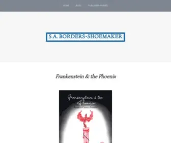 Sabordersshoemaker.com(Author and Poet S.A. Borders) Screenshot